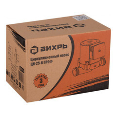 Циркуляционный насос для систем отопления Вихрь Проф ЦН-25-6 DN25 подъем 6 м 180 мм с гайками (68/7/2) - фото 3