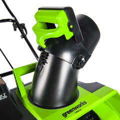 Снегоуборщик аккумуляторный Greenworks GD40SB 500 мм 40 В 1 АКБ и ЗУ (GD40SB) - фото 8