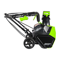 Снегоуборщик аккумуляторный Greenworks GD40SB 500 мм 40 В 1 АКБ и ЗУ (GD40SB) - фото 7