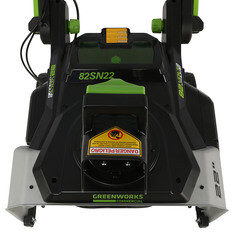 Снегоуборщик аккумуляторный Greenworks GD82STK5 500 мм 82 В 1 АКБ и ЗУ (GD82STK5) - фото 12