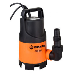 Насос дренажный Вихрь ДН-350 для грязной воды 133 л/мин (68/2/8) - фото 7