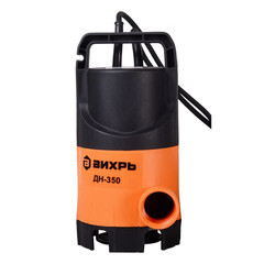 Насос дренажный Вихрь ДН-350 для грязной воды 133 л/мин (68/2/8) - фото 3