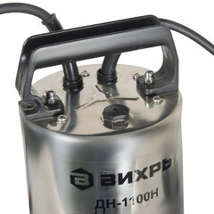 Насос дренажный Вихрь ДН-1100Н для грязной воды 258 л/мин (68/2/5) - фото 2