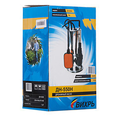 Насос дренажный Вихрь ДН-550Н для грязной воды 217 л/мин (68/2/4) - фото 10