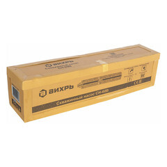 Насос скважинный Вихрь СН-60В для чистой воды 25 л/мин верхний забор (68/3/8) - фото 2