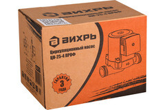 Циркуляционный насос для систем отопления Вихрь Проф ЦН-25-4 DN25 подъем 4 м 180 мм с гайками (68/7/1) - фото 4