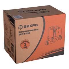 Циркуляционный насос для систем отопления Вихрь Проф ЦН-32-8 DN32 подъем 8 м 180 мм с гайками (68/7/5) - фото 4