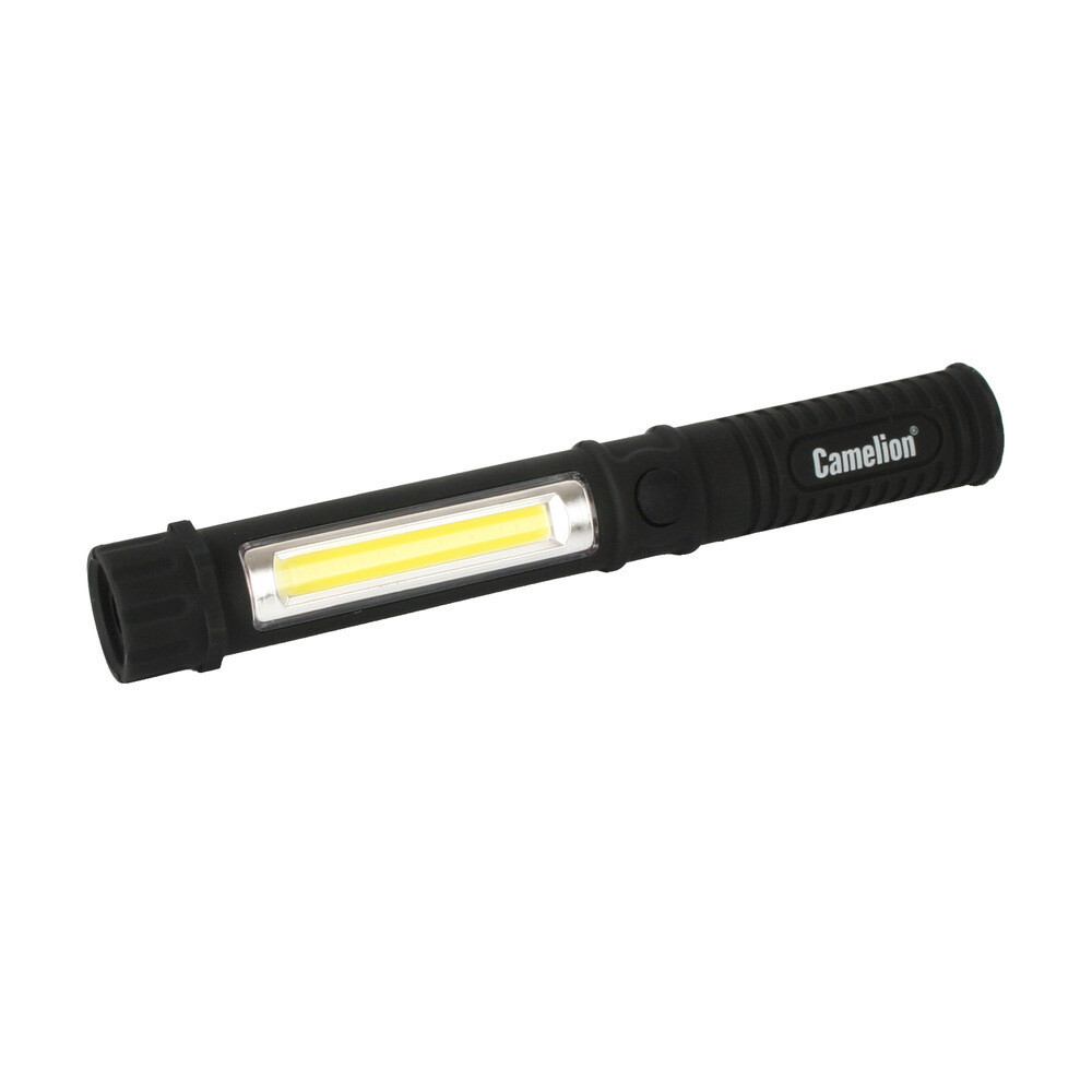 Изображение товара Фонарь ручной Camelion светодиодный 2 LED 1 Вт на батарейках ААА пластик 2 режима (LED51521)