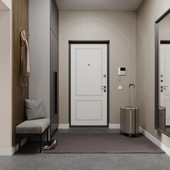 Дверь входная Mastino Home Eco левая букле графит - ларче белый 860х2050 мм - фото 5