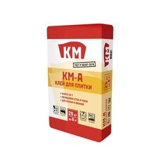 Клей для плитки КМ-А серый класс C0 T 25 кг