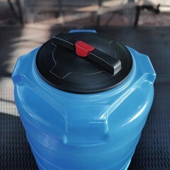 Бочка 200 л полиэтиленовая с крышкой - фото 4