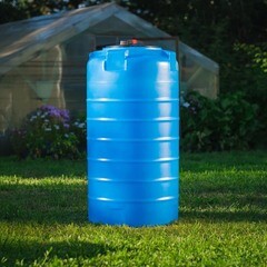 Бочка 300 л полиэтиленовая с крышкой - фото 2