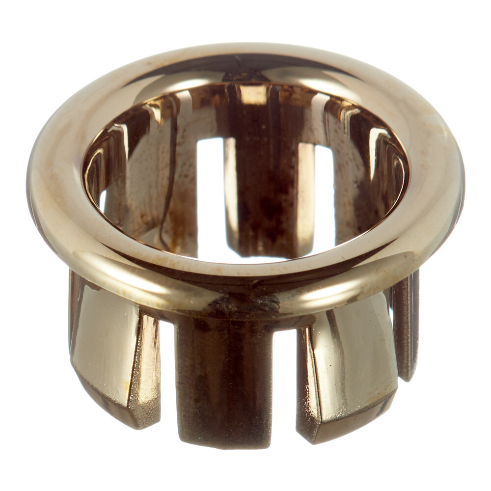 Изображение товара Обрамление перелива для раковины золото Инкоэр, пластик, 26 мм, защита и дизайн