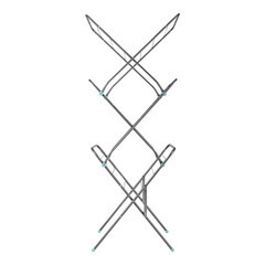 Сушилка для белья напольная Ника 15 м 530х495х1300 мм вертикальная серебро - фото 3