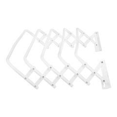 Сушилка для белья настенная Ника 4,5 м 900х450х185 мм белая - фото 5