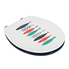 Сиденье для унитаза Wirquin Сардины МДФ с микролифтом (20722979) - фото 4