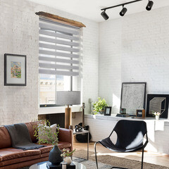 Рулонная штора день-ночь 60х160 см Уют Канзас светло-серая - фото 3