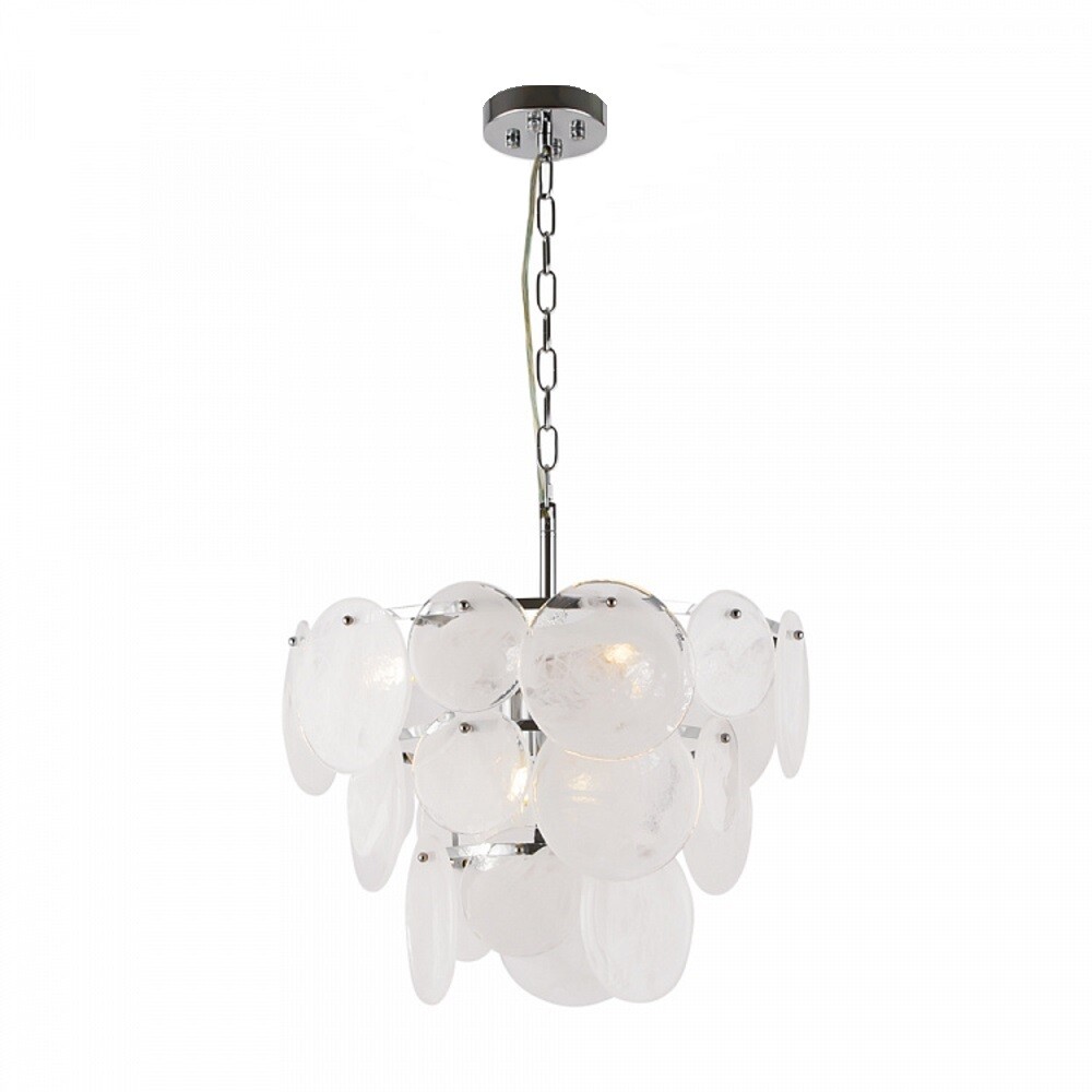 Изображение товара Подвесная люстра Freya Sophia E14 300 Вт современный стиль хром стекло