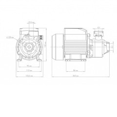 Насос Джилекс Вихревик для чистой воды 40 л/мин центробежный поверхностный - фото 3