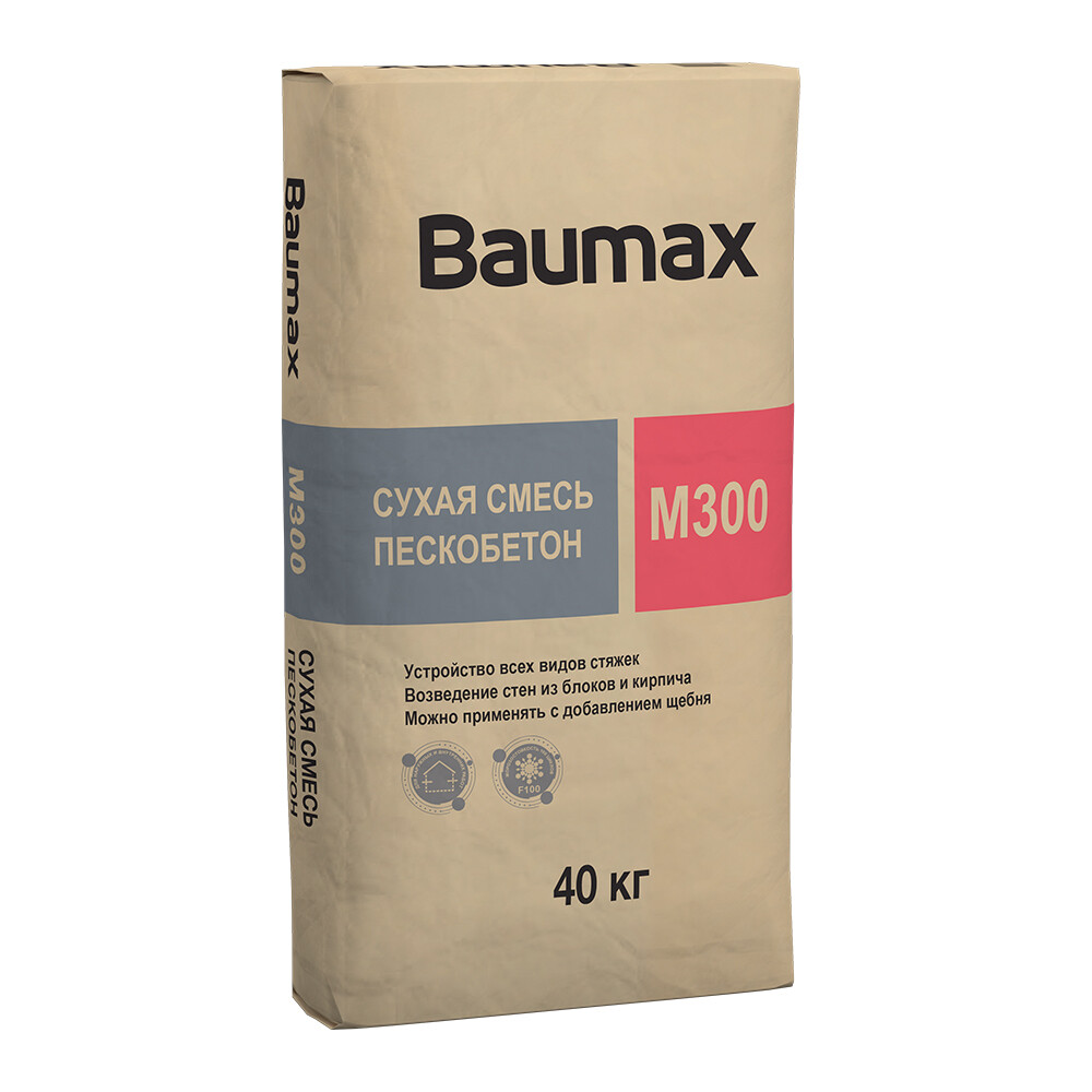 Изображение товара Пескобетон (ЦПС) М300 Baumax 40 кг