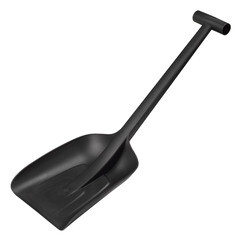 Лопата снеговая автомобильная Plantic Auto полиамид с пластиковым черенком 690х230 мм (18001-01) - фото 4