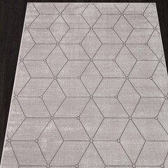 Ковер 1,6х2,3 м прямоугольный Euphoria 13100 серебряный - фото 2