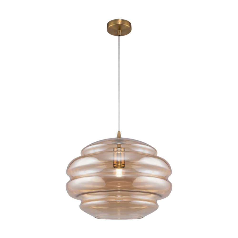 Изображение товара Подвесной светильник Maytoni Ruche E27 60 Вт с латунной арматурой и стеклянным плафоном