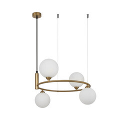 Светильник подвесной Maytoni Ring G9 100 Вт 5 кв.м латунь IP20 (MOD013PL-04BS1) - фото 1