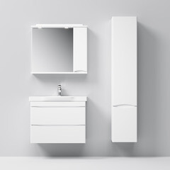 Зеркальный шкаф AM.PM Like 80х78х15 см с подсветкой правый белый - фото 4