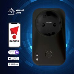 Умная розетка Elektrostandard Minimir Home (a054336) черная матовая с заземлением - фото 7