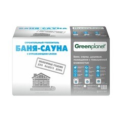 Изображение товара Утеплитель отражающий Greenplanet Баня-Сауна 100х600х1000 мм 3,6 кв.м