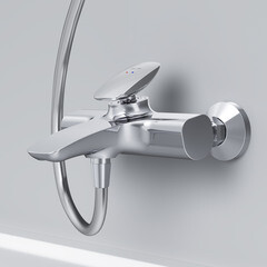 Смеситель для ванны AM.PM Spirit V2.0 хром джойстик с коротким изливом без лейки (F70A10000) - фото 7