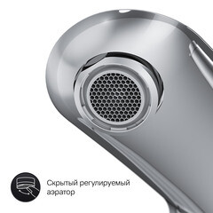 Смеситель для ванны AM.PM Like хром термостатический с коротким изливом без лейки (F8050000) - фото 3