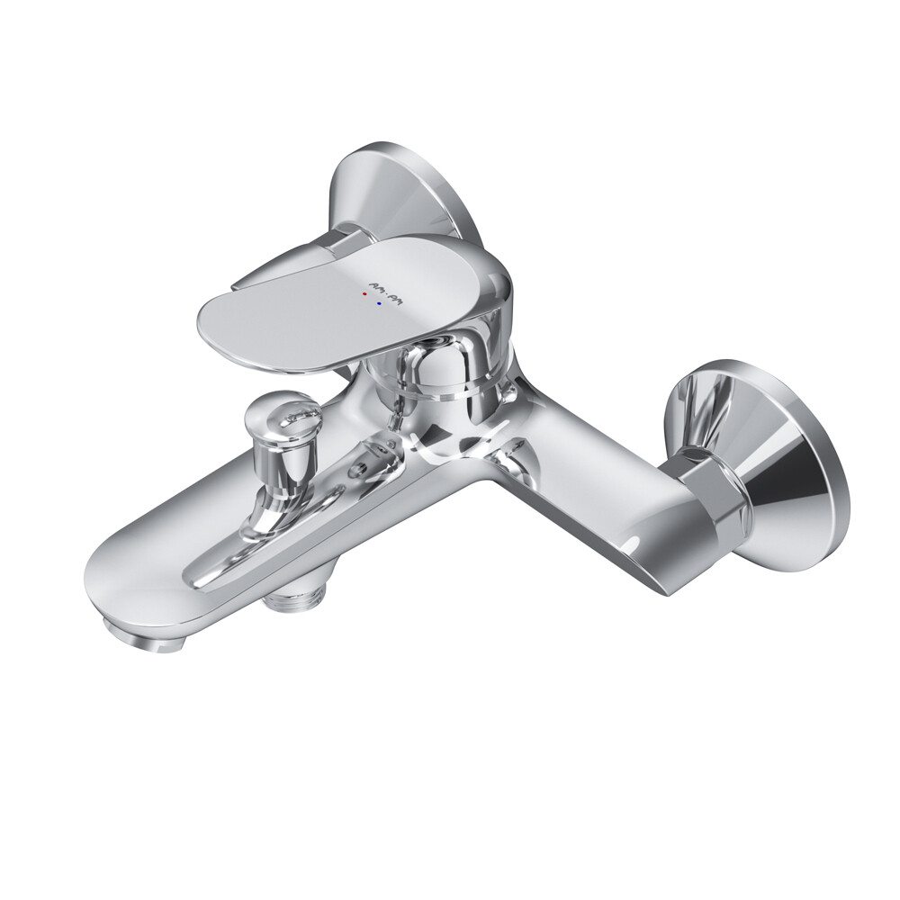 Изображение товара Смеситель для ванны AM.PM Sunny хром однорычажный с коротким изливом без лейки (F85C10000) Изображение товара Смеситель для ванны AM.PM Sunny хром однорычажный с коротким изливом без лейки (F85C10000)