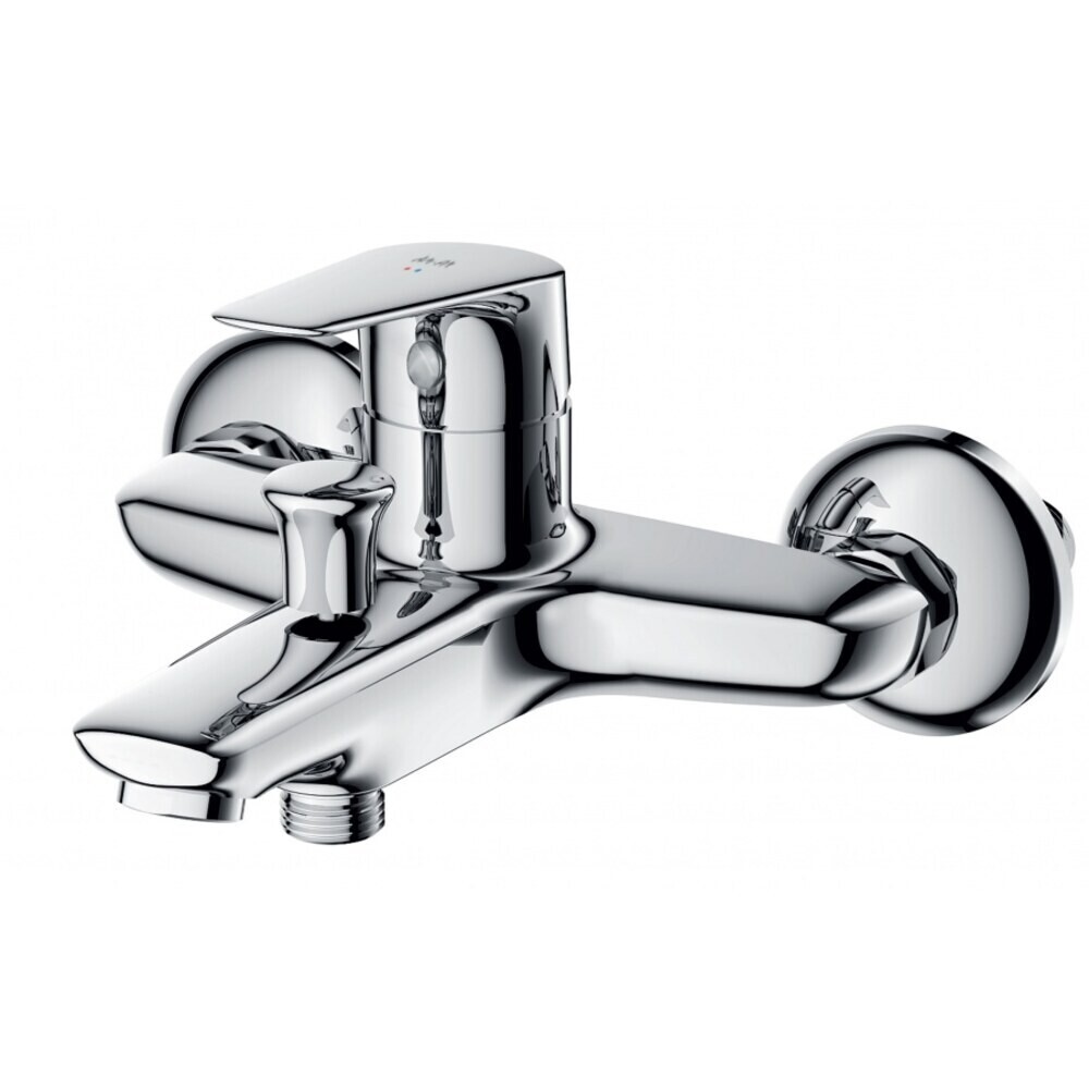 Смеситель для ванны AM.PM Joy хром однорычажный с коротким изливом без лейки (F85E10000)