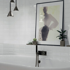 Плитка облицовочная Corsa Deco Soft Brick белая глянцевая 150х75х9 мм (54 шт.=0,61 кв.м) - фото 6