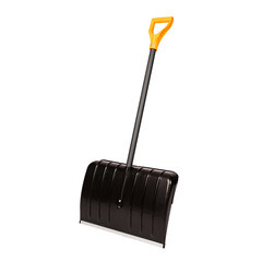 Лопата снеговая Павловская Заря Expert L полипропилен с металлическим черенком 1450х540 мм (ZP0032) - фото 4