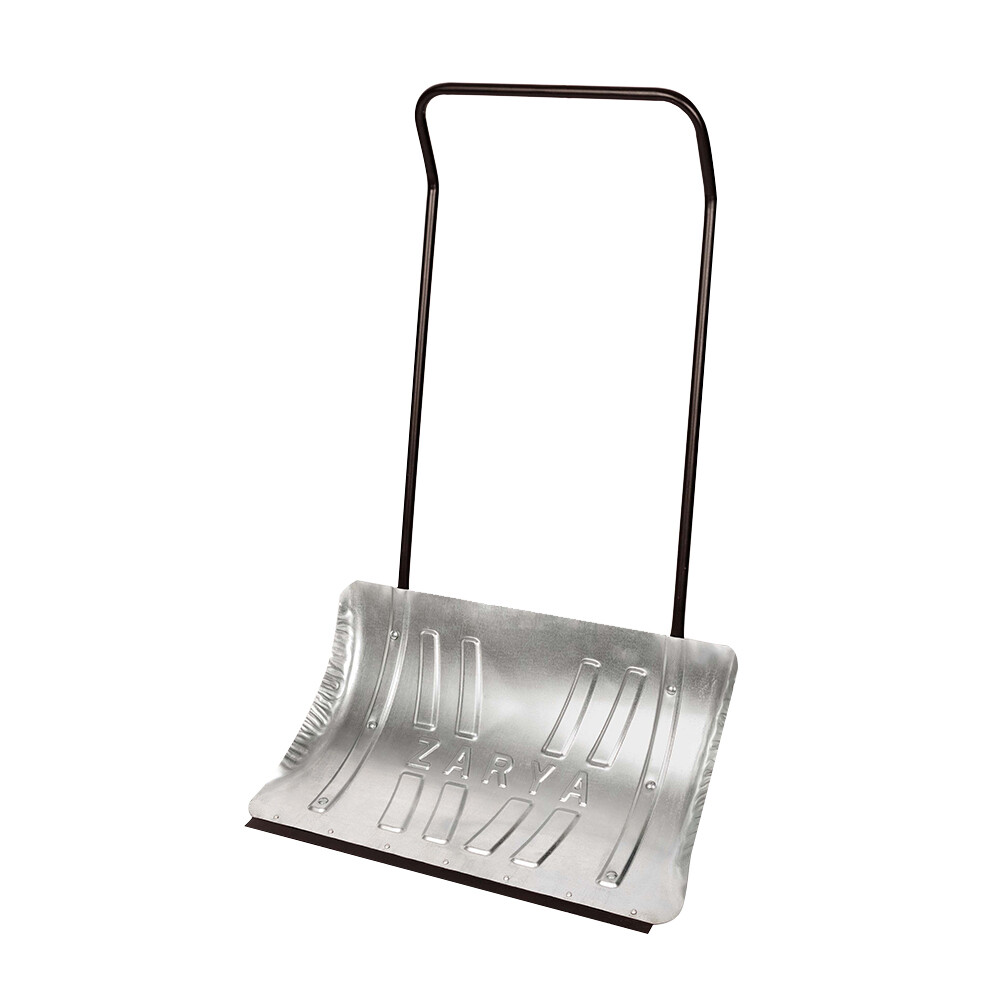 Изображение товара Скрепер Павловская Заря оцинкованный металл с ручкой 1250 мм для уборки снега