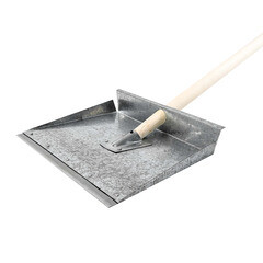 Лопата снеговая Павловская Заря оцинкованный металл с деревянным черенком 1400х500 мм (008011) - фото 2