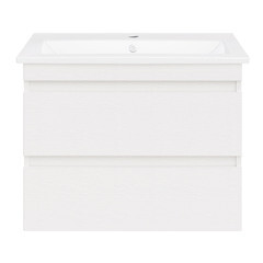 Тумба под раковину АСБ-Мебель Лира 75 см подвесная ясень белый (10676) - фото 2