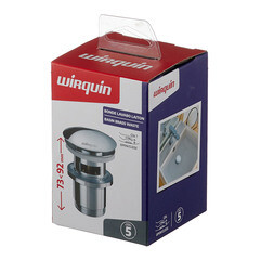 Донный клапан Wirquin клик-клак 1 1/4 с переливом хром (30723123) - фото 3