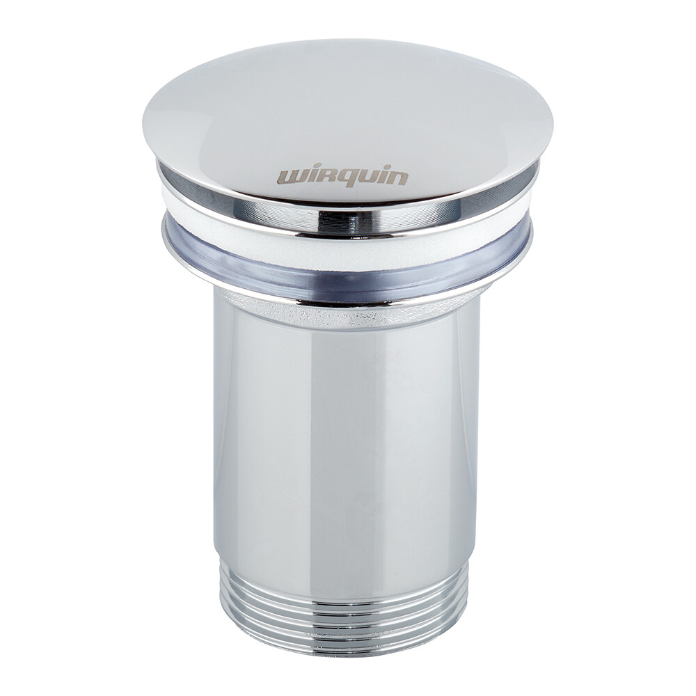 Изображение товара Донный клапан Wirquin клик-клак 1 1/4 с переливом хром