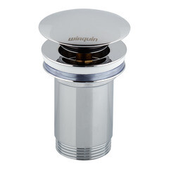 Донный клапан Wirquin клик-клак 1 1/4 с переливом хром (30723390) - фото 4