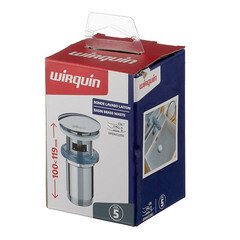 Донный клапан Wirquin клик-клак 1 1/4 с переливом хром (30723390) - фото 2