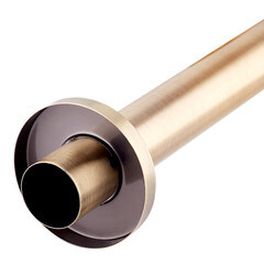 Сифон для раковины Wirquin Linies 1 1/4х32 мм с выпуском d65 мм с отводом бронза (219342/30987100) - фото 5