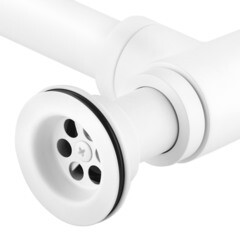 Сифон для раковины Wirquin Linies 1 1/4х32 мм с выпуском d65 мм с отводом белый (30987101) - фото 5