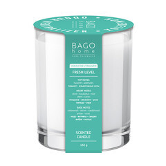 Свеча ароматическая Bago home Свежий детокс 132 г - фото 4