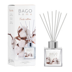 Аромадиффузор с палочками Bago home Свежий хлопок 50 мл - фото 3