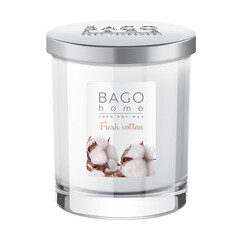 Свеча ароматическая Bago home Свежий хлопок 132 г - фото 5