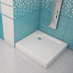 Поддон Метакам Universal акриловый 90х90х16 см квадрат белый низкий (АПS_011738) - фото 3